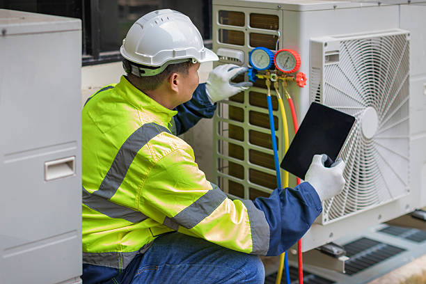Professional Emergency Ac Repair technician working in Milmay, NJ